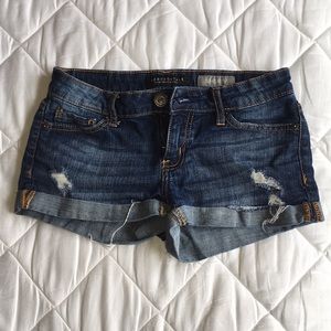 Aeropostale Dark Wash Jean Shorts